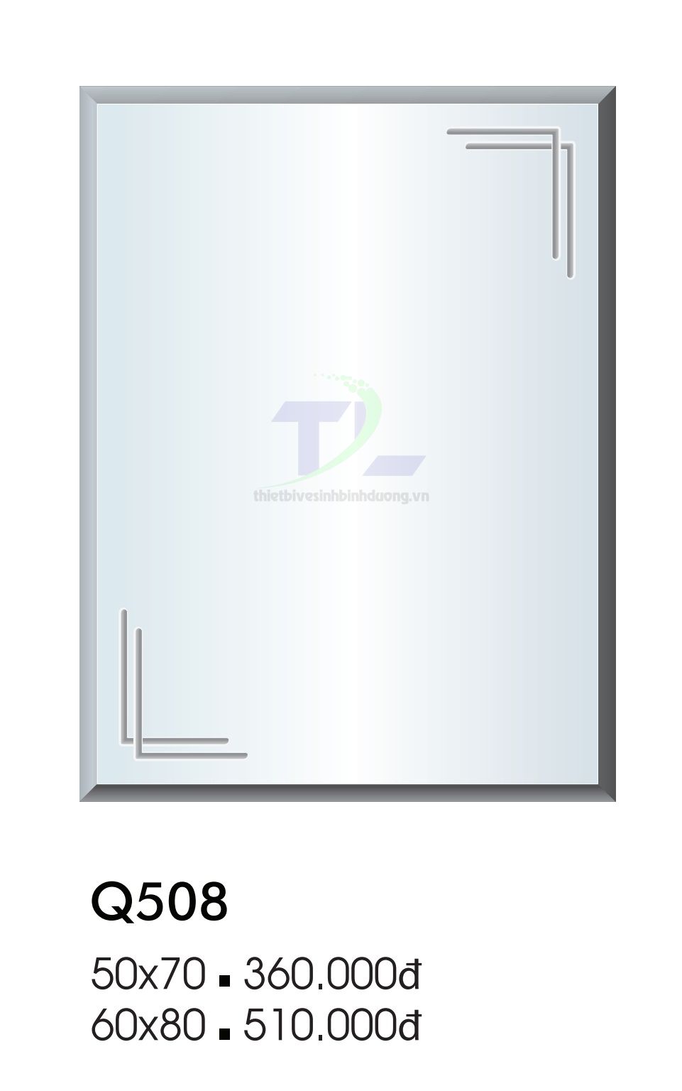 Gương soi phòng tắm QB Q508